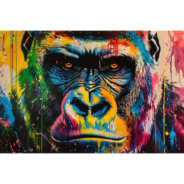 Gorilla Abstract Canvas